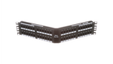 Panduit® DPA486X88TGY 48-Port DP6™ 10GIG™ Angled Patch Panel, Black